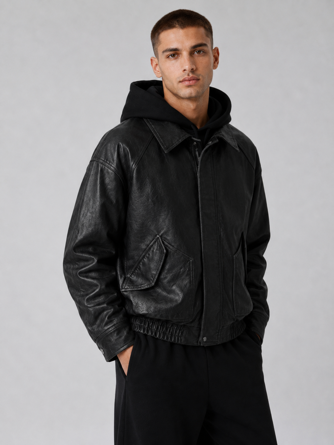 Men’s PU Leather Jacket