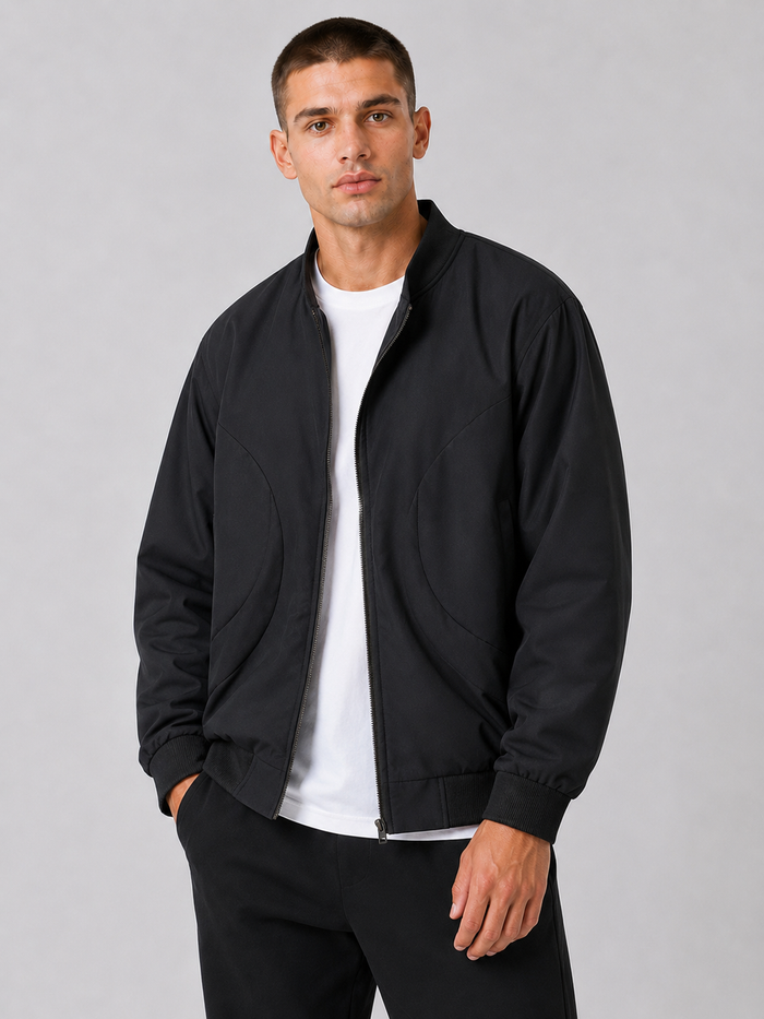 Fitted Windproof Polyester Jacket alternate view