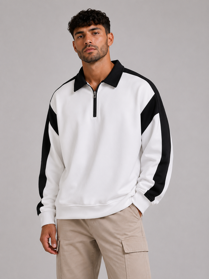 Mochuang Half-Zip Pullover Sweatshirt alternate view