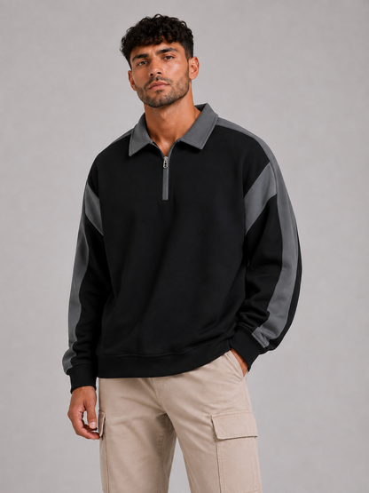 Mochuang Half-Zip Pullover Sweatshirt