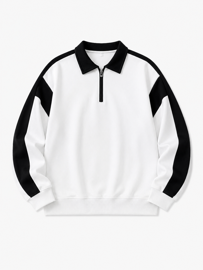 Mochuang Half-Zip Pullover Sweatshirt