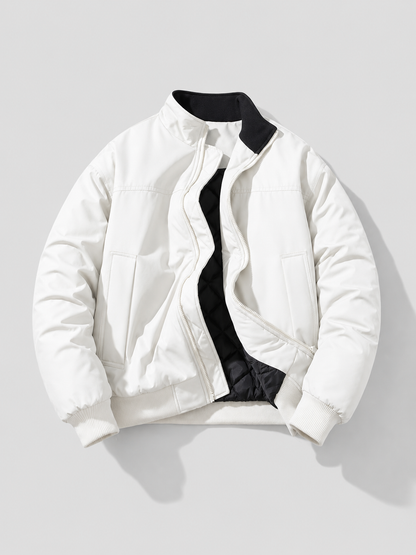 Loose Fit Stand Collar Jacket