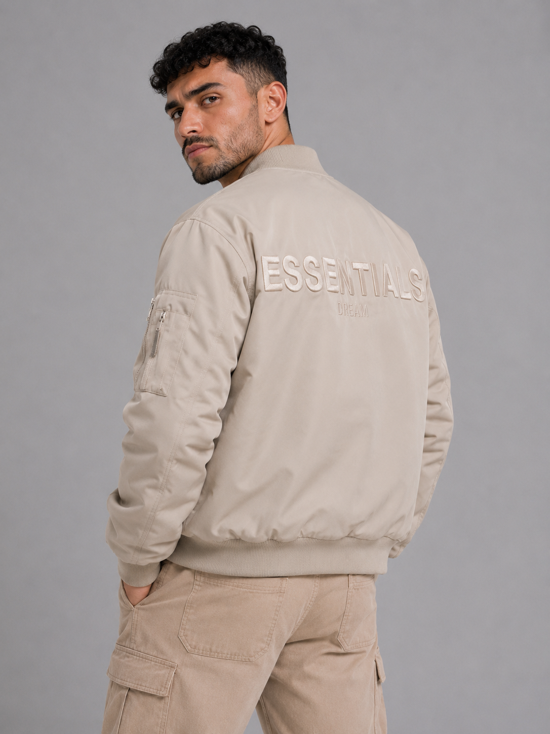 Street Style Stand Collar Jacket