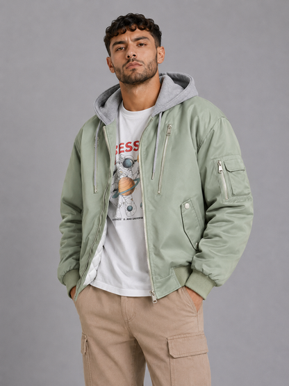 Street Trend Stand Collar Jacket