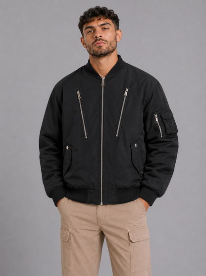 Street Trend Stand Collar Jacket