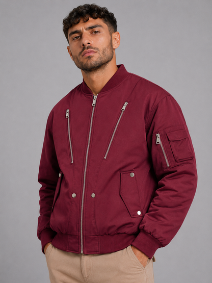 Street Trend Stand Collar Jacket