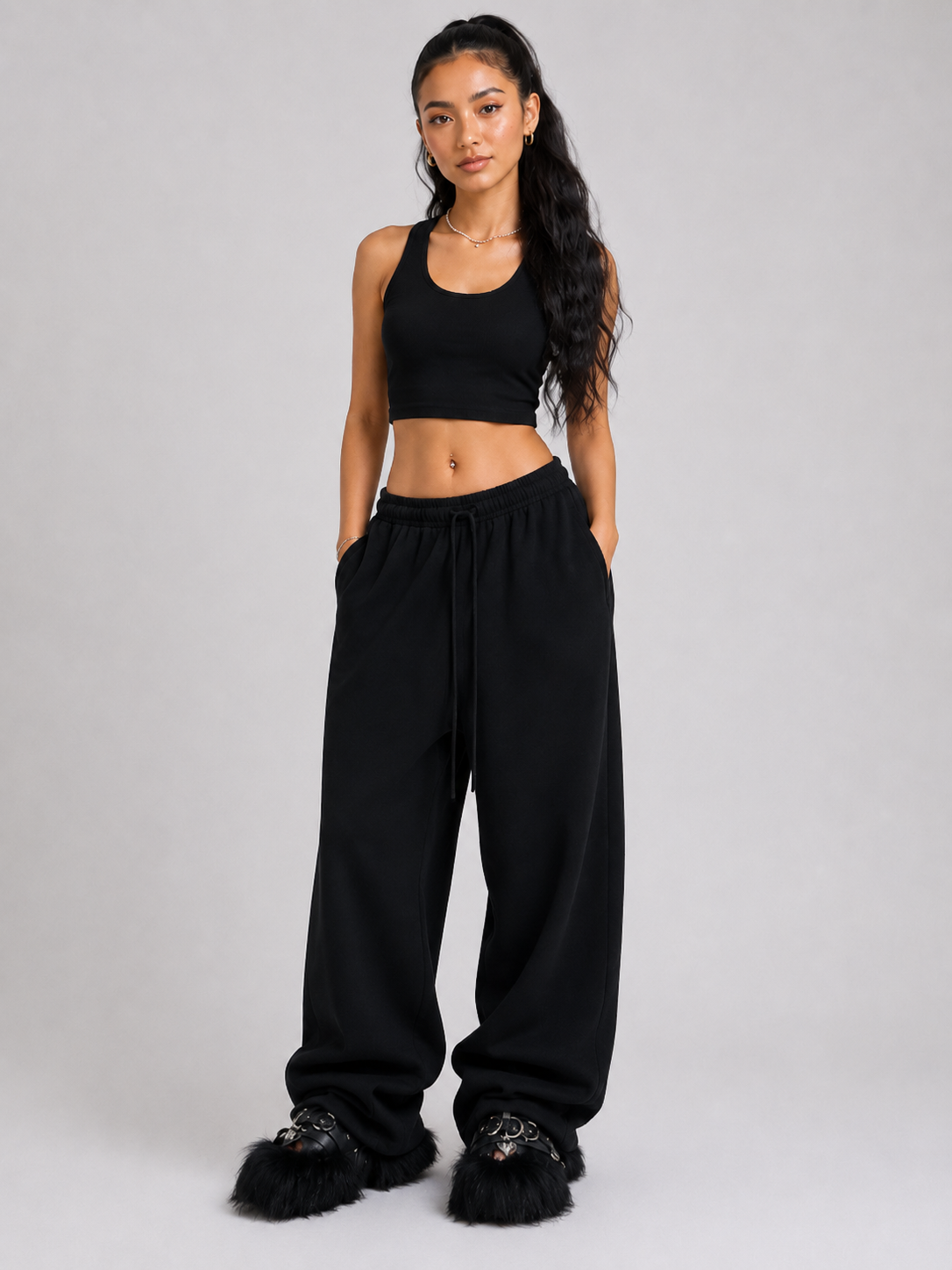 KOBPT High-Waist Workwear Pants