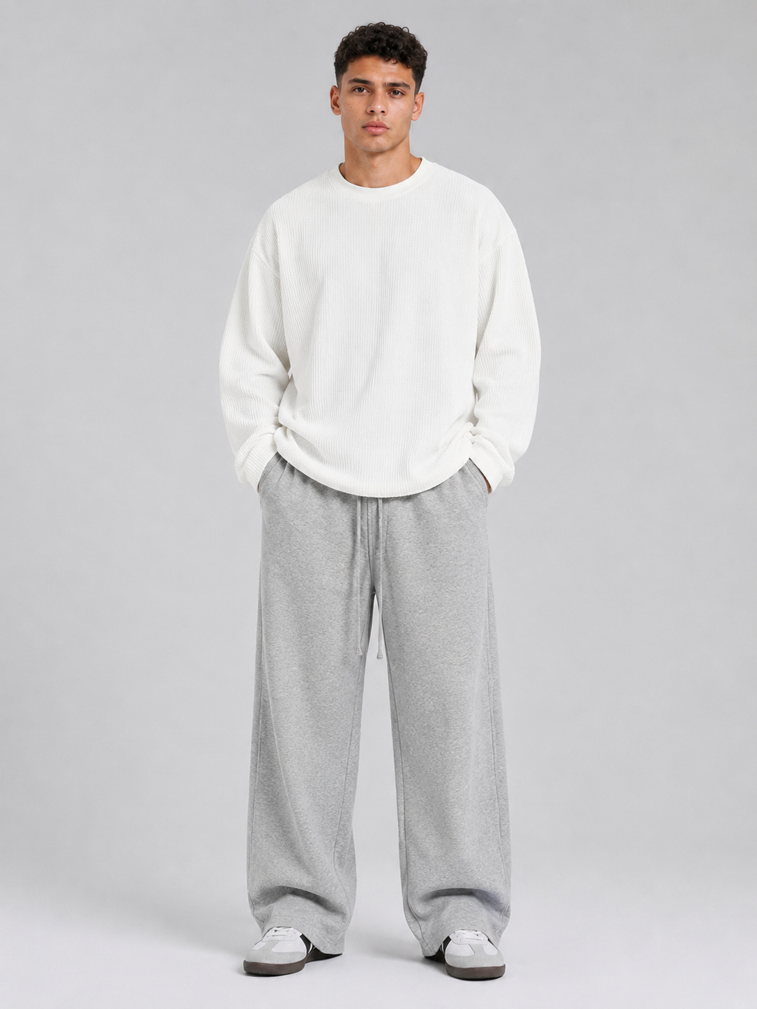 Plus Size Cotton Casual Pants