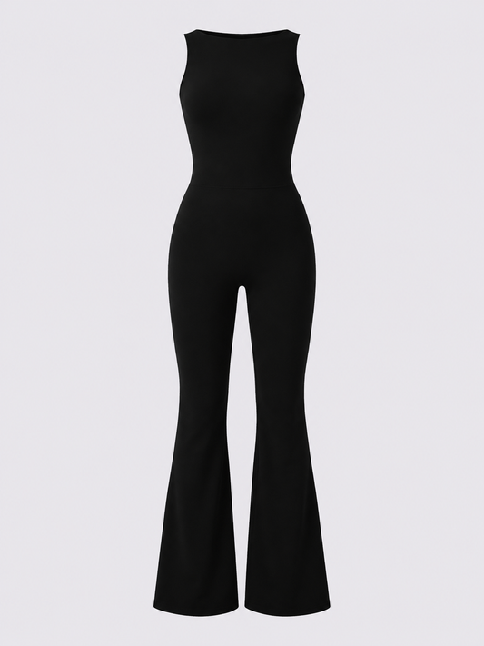Women’s Flare-Leg Yoga Jumpsuit
