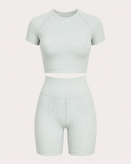 Women’s Quick-Dry Sports Top & Shorts Set