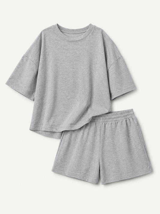 Drawstring Three-Quarter Sleeve Casual Top