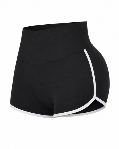 Women’s High-Waist Moisture-Wicking Sports Shorts