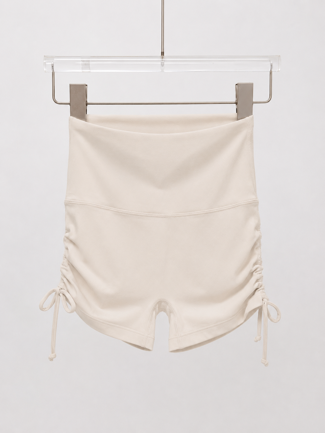 Women’s High-Waist Ruched Drawstring Shorts