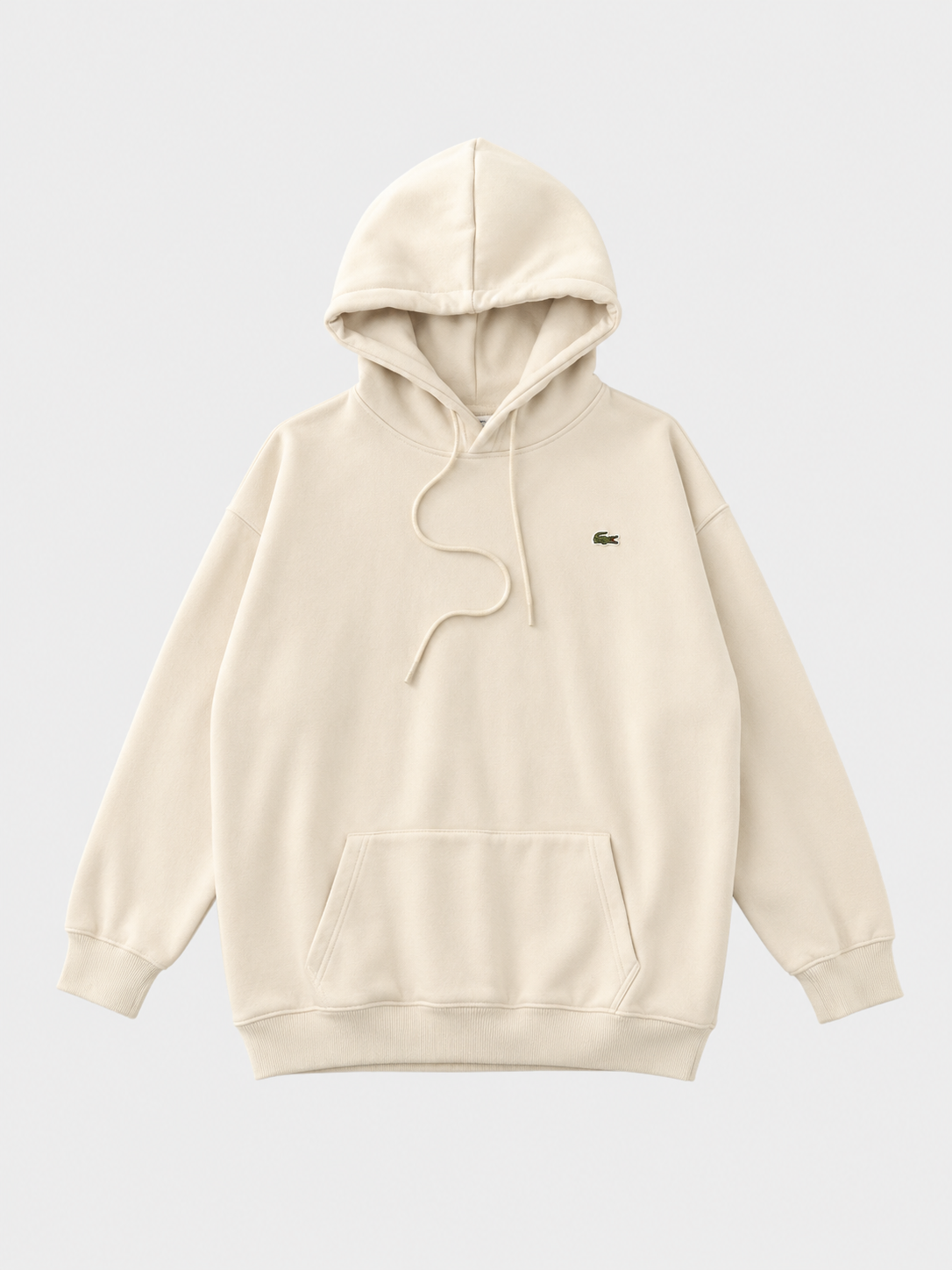 Loose Fit Cotton Pullover Hoodie