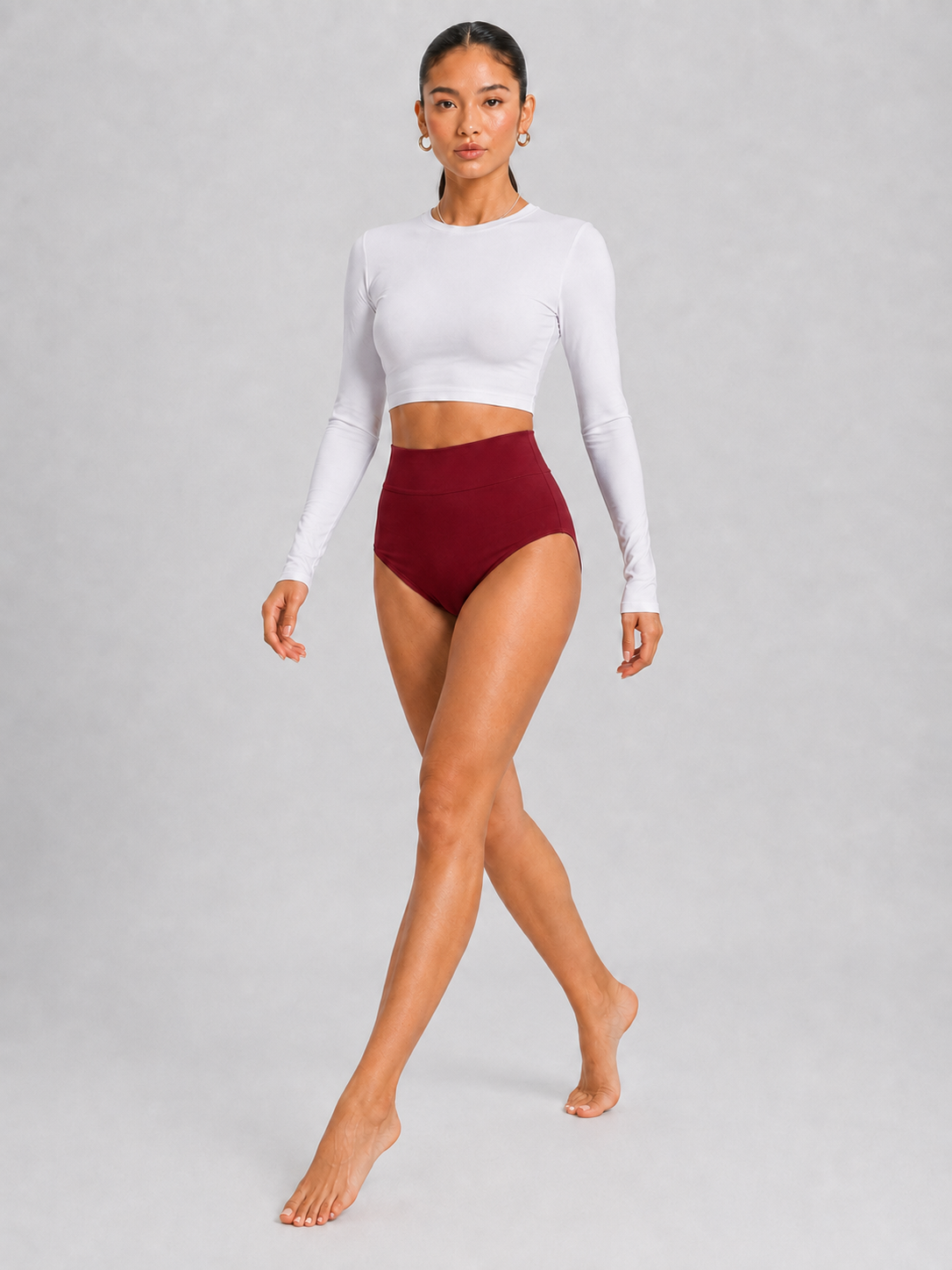 Women’s Mid-High Waist Yoga Hot Pants
