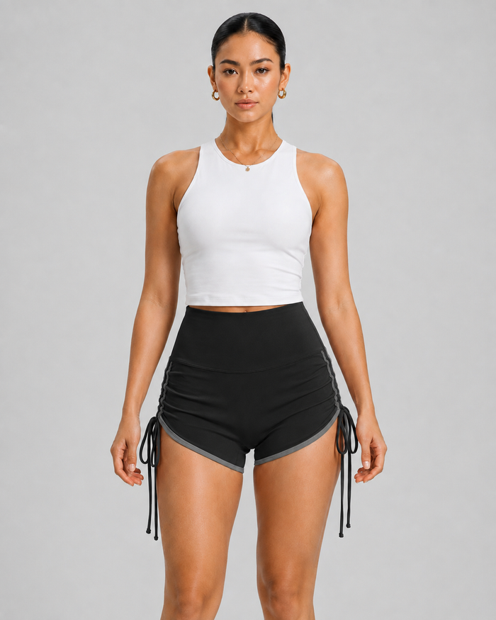 Women’s Moisture-Wicking Skinny Fit Active Shorts alternate view
