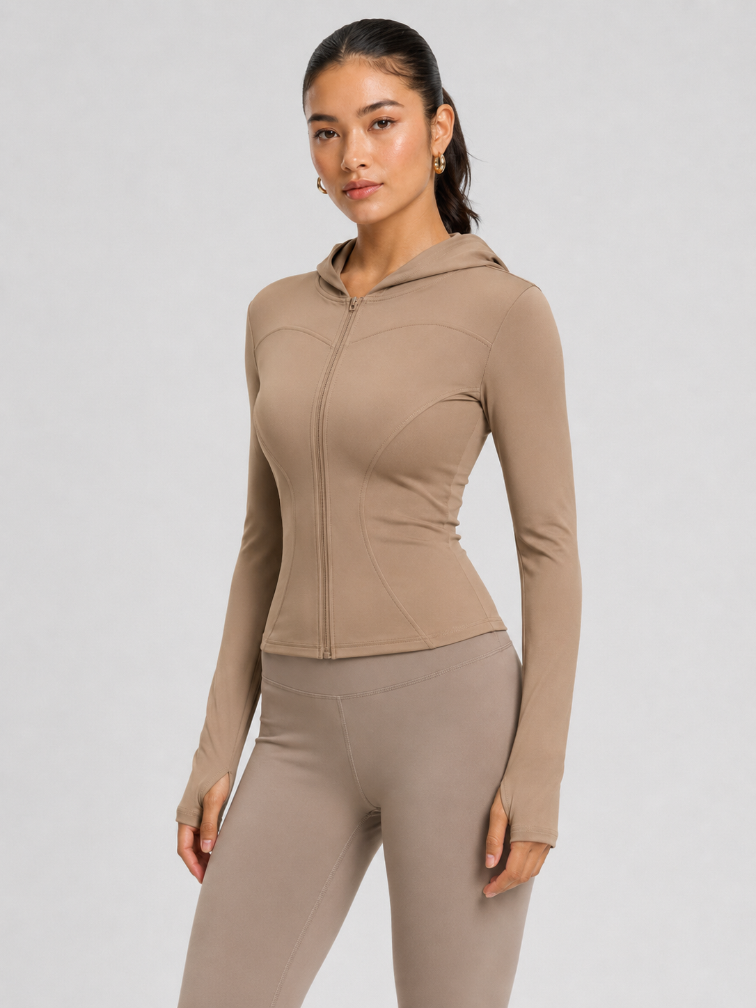 Women’s Stretch Hooded Sports Jacket