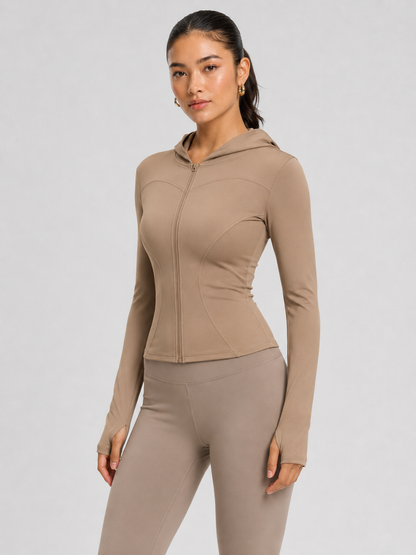 Women’s Stretch Hooded Sports Jacket
