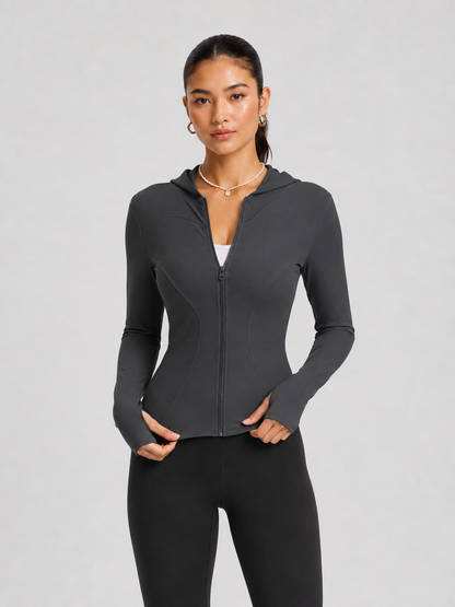 Women’s Stretch Hooded Sports Jacket