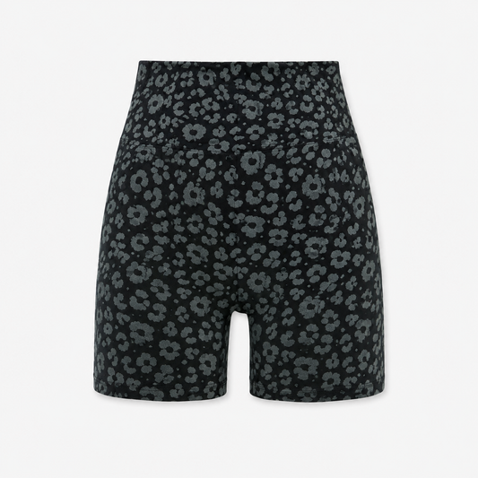 Women’s High-Waist Leopard Print Biker Shorts