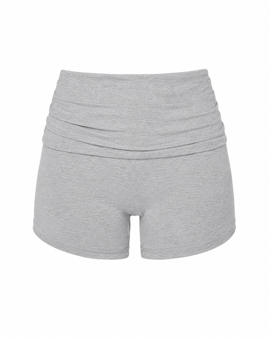 Women’s High-Waist Stretch Cotton Bermuda Shorts