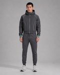 Structured Cropped Hoodie With Sculpted Hem