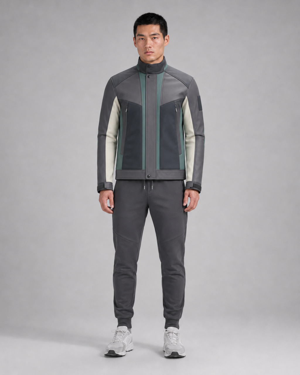 Matte Technical Jacket With Vent Panels