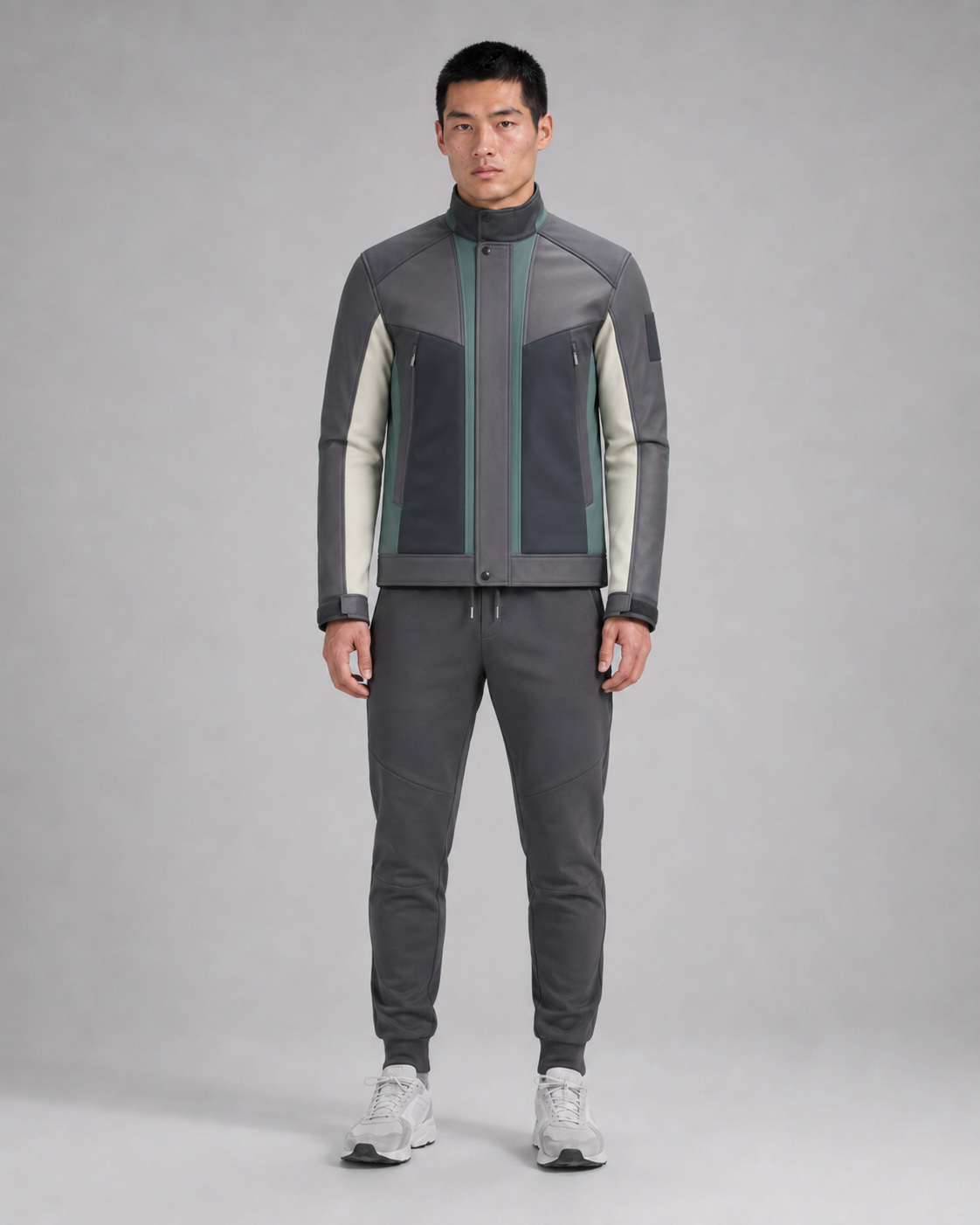 Matte Technical Jacket With Vent Panels