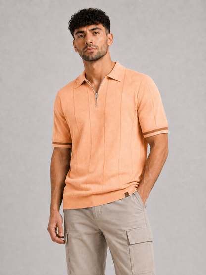 Short-Sleeve Viscose Blend Top