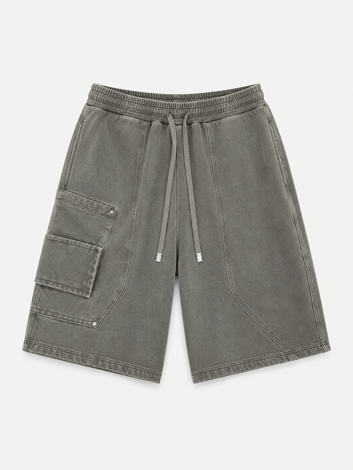 Straight-Leg Cotton Casual Shorts