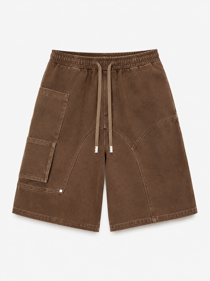 Straight-Leg Cotton Casual Shorts alternate view