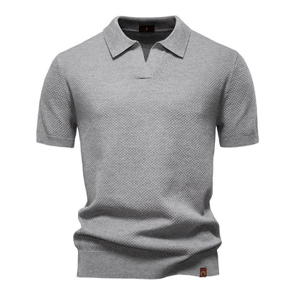 Short-Sleeve Viscose Blend Top